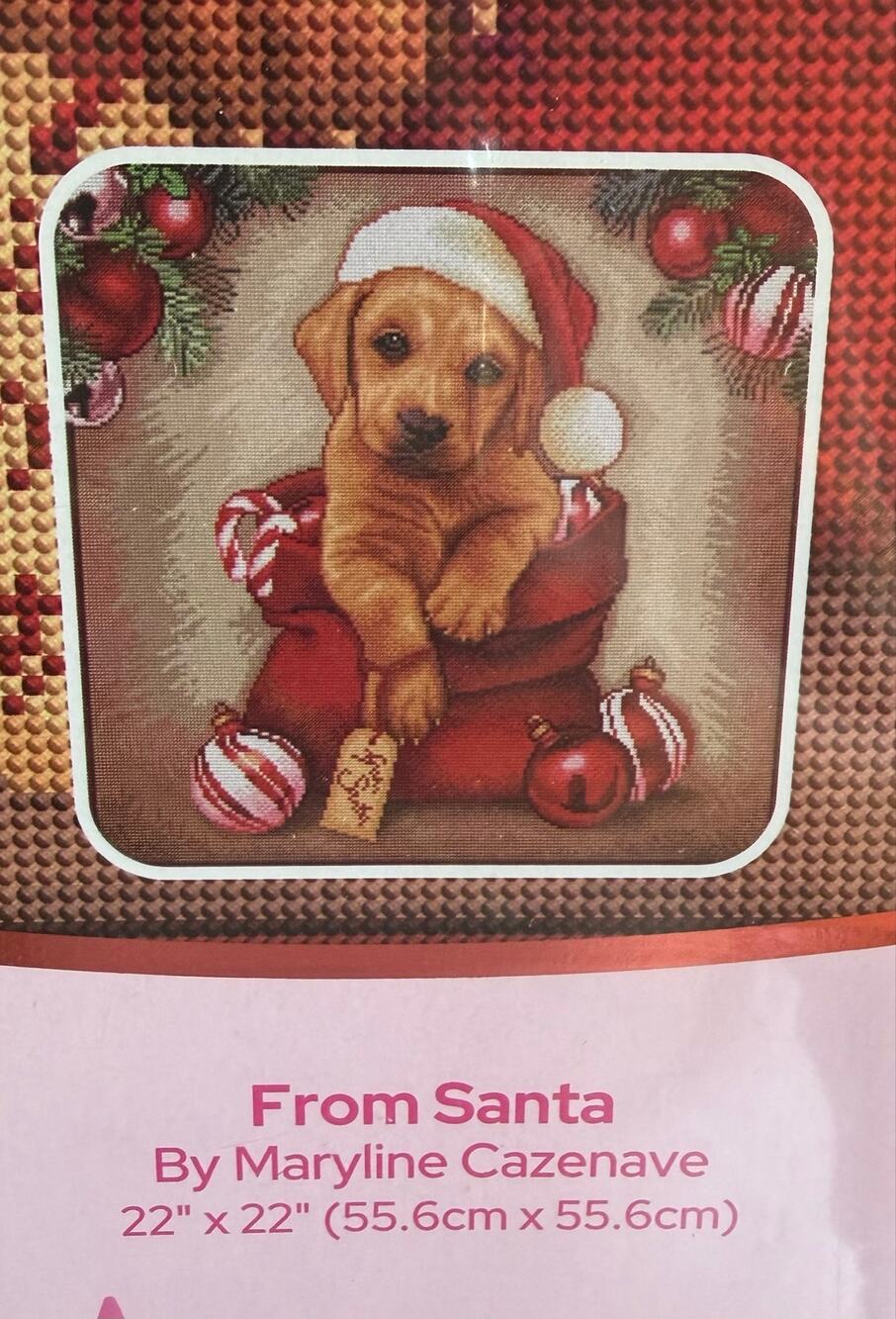 From Santa by Maryline Cazenave Diamond Art Club OOS Sealed